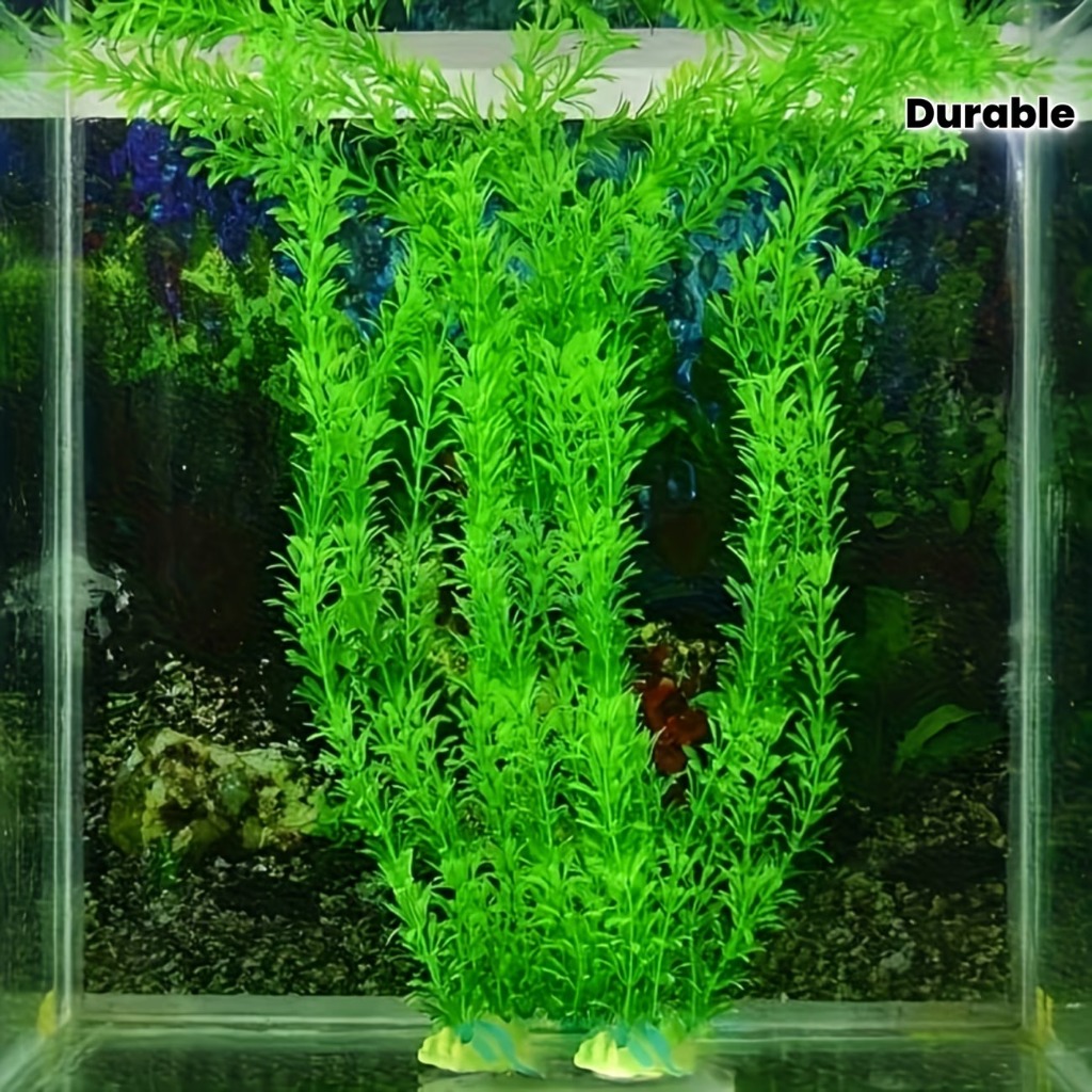 ต้นไม้น้ำเทียม 40ซม. ตกแต่งตู้ปลา หญ้าน้ำประดิษฐ์ 5 สี Aquarium Plant Decor 1 ชิ้น