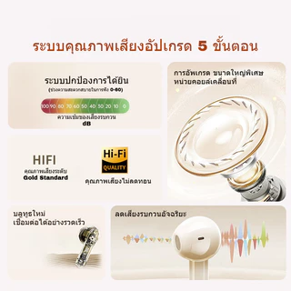 vivo-พิเศษ 2026 ใหม่กึ่งในหูหูฟังบลูทูธหูฟังไร้สายไฮไฟสเตอริโอใสเสียงเวลาแฝงต่ําหูฟังเพลงสําหรับเล่นเกม