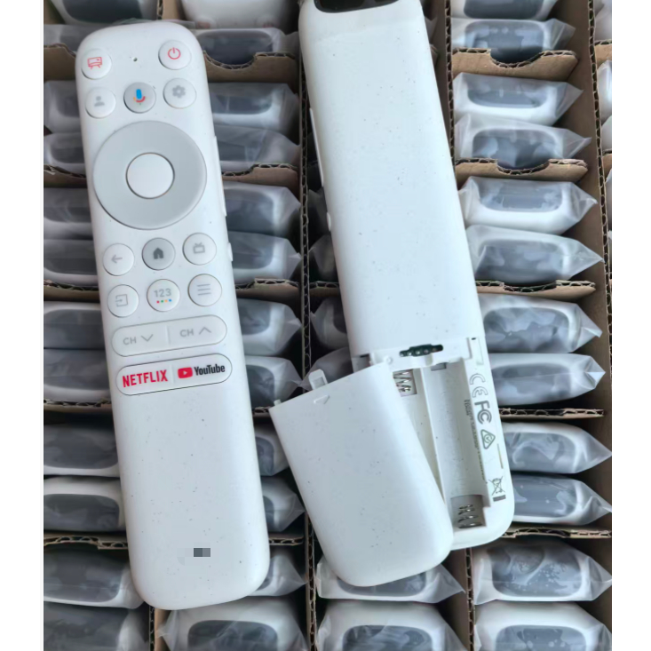 TCL RC902N / FER1 NXTVISION GOOGLE รีโมทคอนโทรลทีวีพร้อมเสียง | สีขาว | เน็ตฟลิกซ์ | ยูทูป - G0401-000232 สําหรับ TCL A300W NXTVISION Series 4K QLED