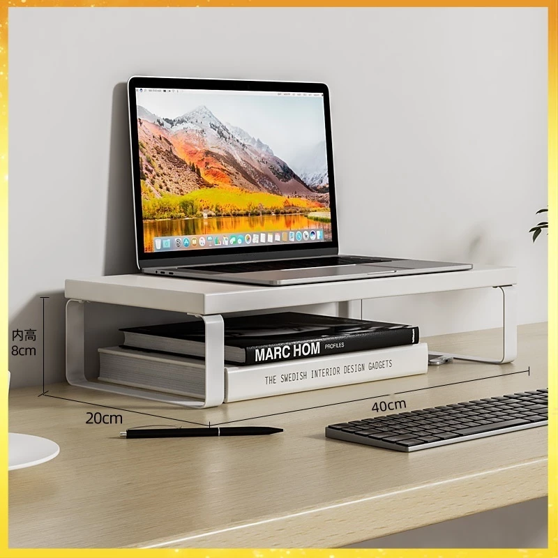ชั้นวางคอมพิวเตอร์เดสก์ท็อป Gaming Monitor ชั้นวางยกระดับเดสก์ท็อป Handy เครื่องมือโน้ตบุ๊คสนับสนุน Rack Elevated Rack Storage