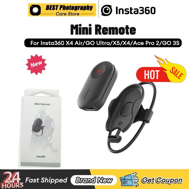 【🇹🇭 กรุงเทพฯ】Original Insta360 Mini Remote (33ft 10m Controller) For Insta360 X4 Air/GO Ultra/X5/ X4/Ace Pro 2/GO 3S