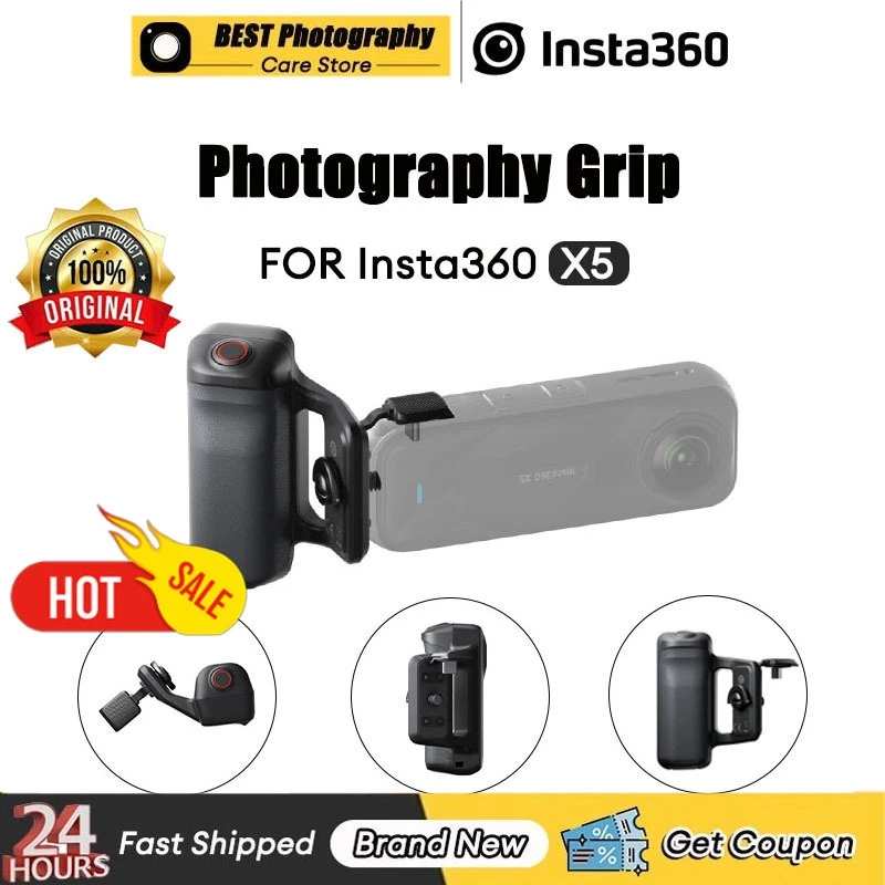 【🇹🇭 24h กรุงเทพฯ】Original Insta360 X5 การถ่ายภาพ Grip Street-Photography Xplorer อลูมิเนียมสําหรับ Insta360 X5 Original Action กล้องอุปกรณ์เสริม