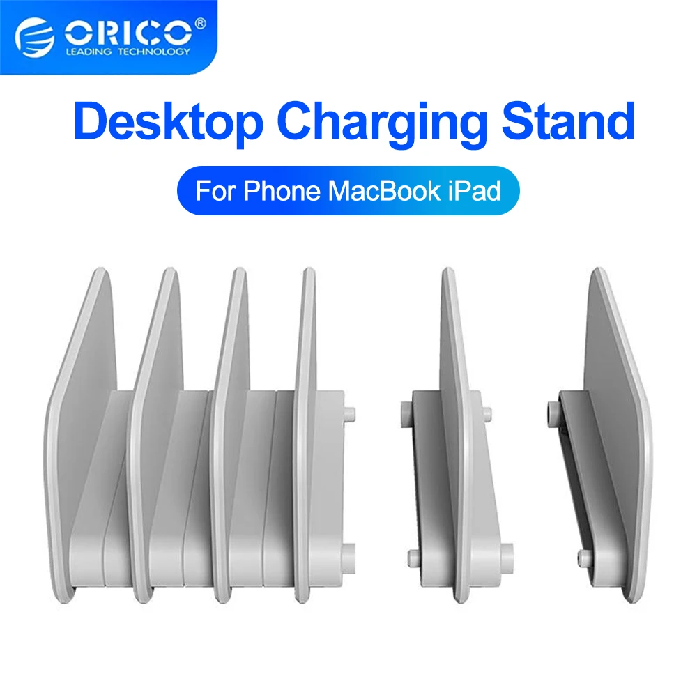 ORICO DK205 แท่นชาร์จตั้งโต๊ะ USB Port Power Supply Creative Desktop ชาร์จวงเล็บ Tidy ของคุณเดสก์ท็อปพร้อมขายึด