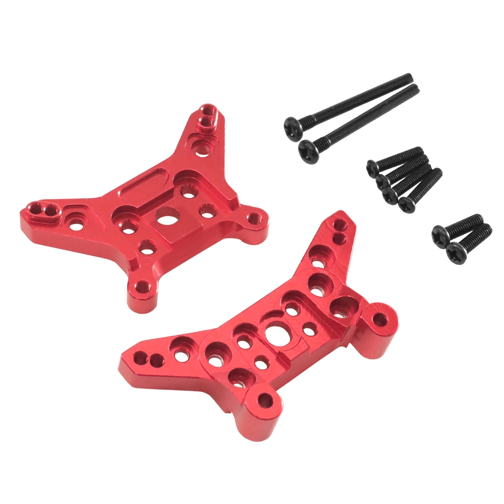 สําหรับ MJX Hyper go 1/14 14211 RC รถโลหะด้านหน้าด้านหลัง Shock Tower อัพเกรด Suspension Bracket Sho