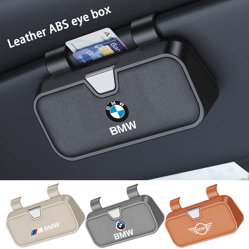 BMW กล่องหนังอเนกประสงค์เก็บแว่นตาสําหรับ 1-7 Series และ X1-X7