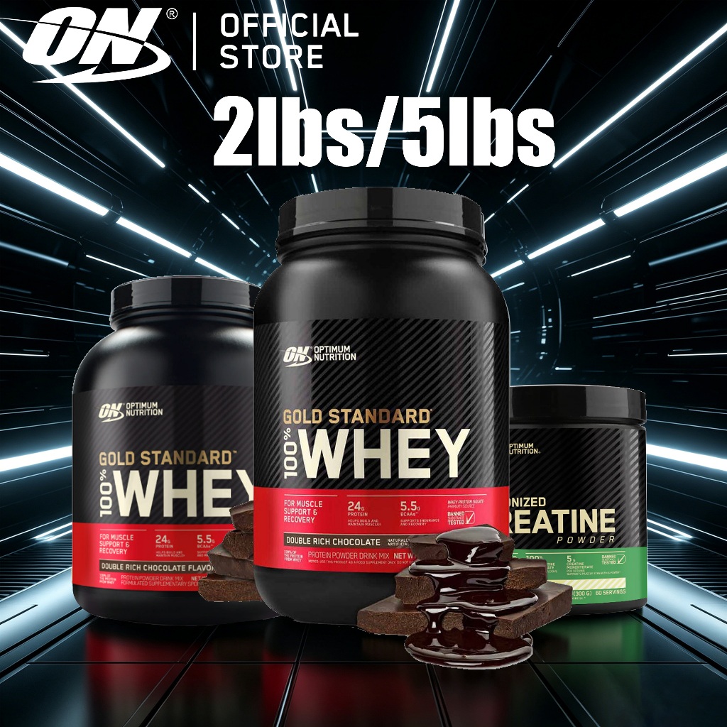 On Gold Standard Whey 5lbs/2lbs Whey Protein Powder,Lean Muscle Building Recovery