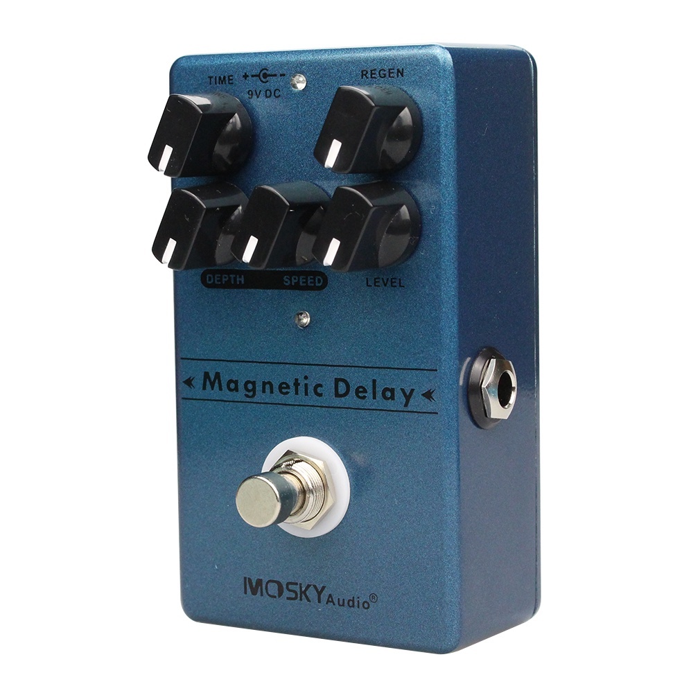 Mosky Magnetic Echo Delay Pedal Mini Echo Delay Effect กีตาร์เหยียบ True Bypass กีตาร์