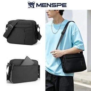 MENSPE กระเป๋าผู้ชายแฟชั่นกระเป๋าสะพายไหล่เดี่ยวหลายกระเป๋าผู้ชายกระเป๋า Messenger กระเป๋าสะพายข้างแบบพกพากระเป๋าใบเล็ก
