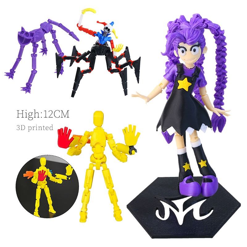 ต้นแบบ Poppy Playtime 5 Lily Lovebraids Action Figure Catnap 3D การพิมพ์ของขวัญของเล่น