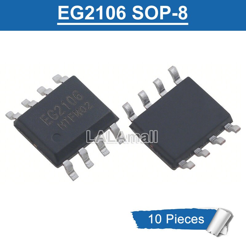 10 ชิ้น EG2106 SOP-8 MOS ไดโอดไดร์เวอร์ชิป IC ใหม่