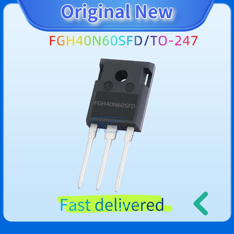 5PCS FGH40N60SFD Original FGH40N60SFDTU TO-247 600V 80A IGBT Tube 40N60SFD