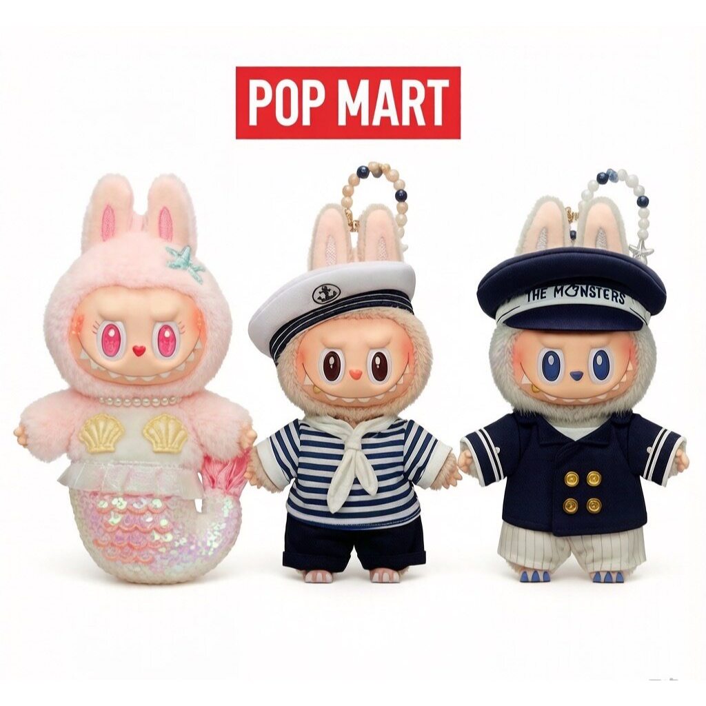 POP MART The Monsters De Vliegende LABUBU Series ตุ๊กตาตุ๊กตาจี้กล่องตาบอด Action ของเล่นรูปของขวัญวันเกิดของเล่นเด็ก