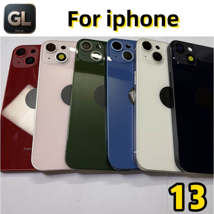 GL ฝาหลังสําหรับ 13 13 mini 13 pro 13 pro max 14 pro max 14 pro พร้อมเครื่องมือฟรี