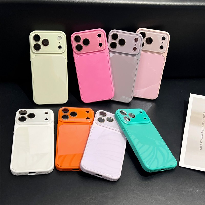 17 Pro max เคสโทรศัพท์กระจก ice-sensing ของเหลว