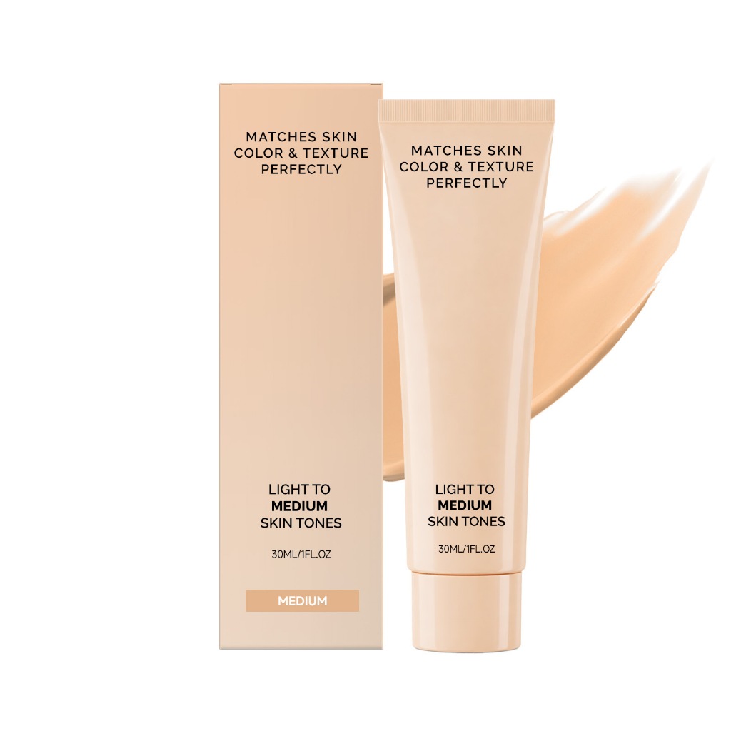 Light to Medium Bronze Skin Foundation Full Coverage Long Lasting No Cakey Makeup 30G/1OZ