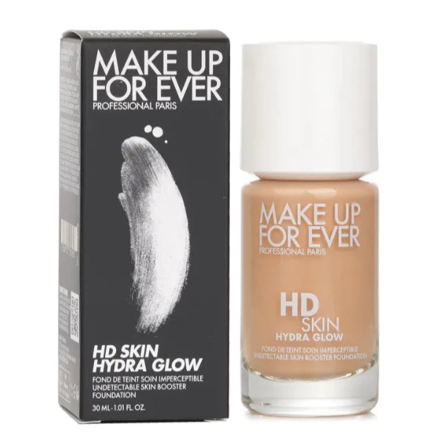 สําหรับ MAKE UP FOR EVER - HD SKIN HYDRA GLOW FOUNDATION 30ML