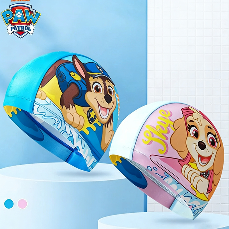 ส่งด่วน💦 หมวกว่ายน้ำ PAW Patrol สำหรับเด็ก หมวกว่ายน้ำเด็ก อุปกรณ์ว่ายน้ำ