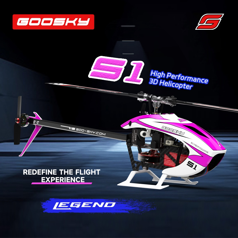 GOOSKY S1 S2 6CH 3D Stunt RC เฮลิคอปเตอร์ Dual Brushless Direct Drive RC เครื่องบิน Aerobatic Drone 