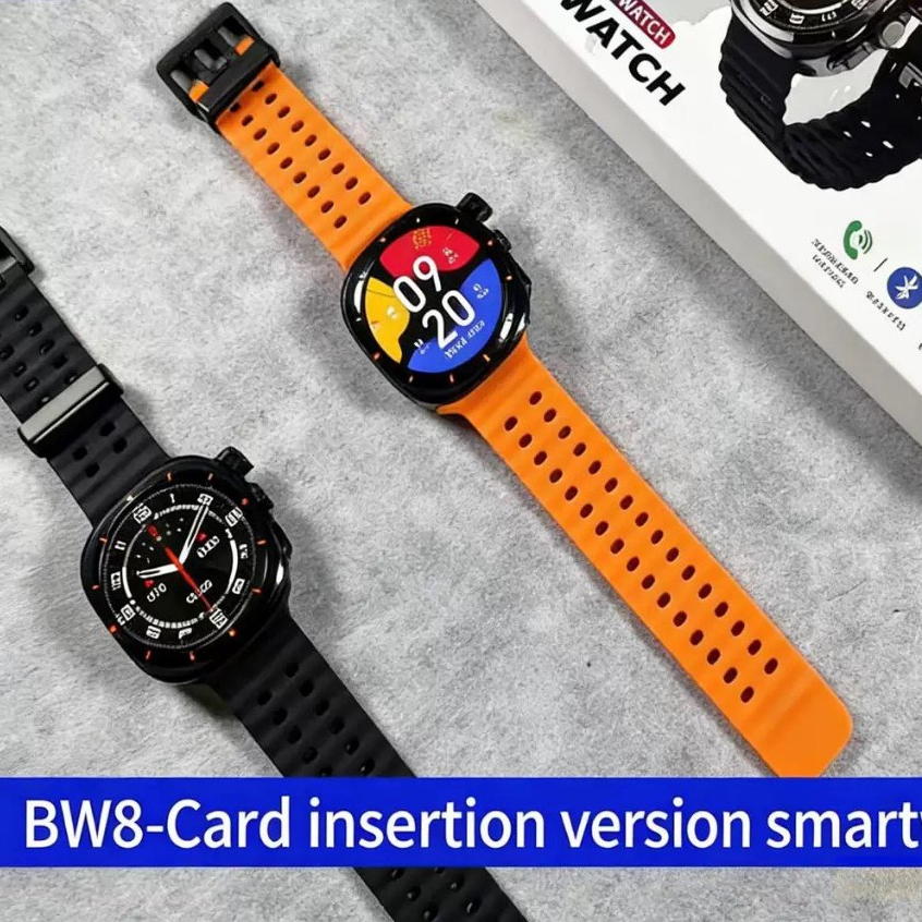 ซิมการ์ด 4G Call BW8 ultra SmartWatch กล้อง HD สําหรับ Android IOS ผู้ชายผู้หญิงโทรศัพท์กล้องสมาร์ทน