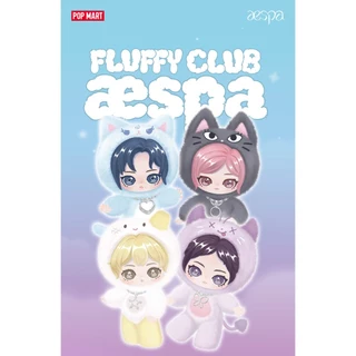 POPMART aespa Fluffy Club Blind Box KARINA GISELLE WINTER NINGNINGNING