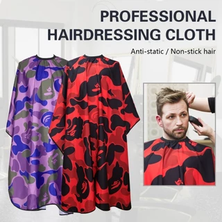 สปอตสปอตสปอต#Hairdressing ผ้าพรางร้านทําผมตัดผมผ้าคลุมไหล่ผ้าดัดและย้อมสีน้ํามันผ้าตัดผมผ้ากันเปื้อนบ้านผ้า