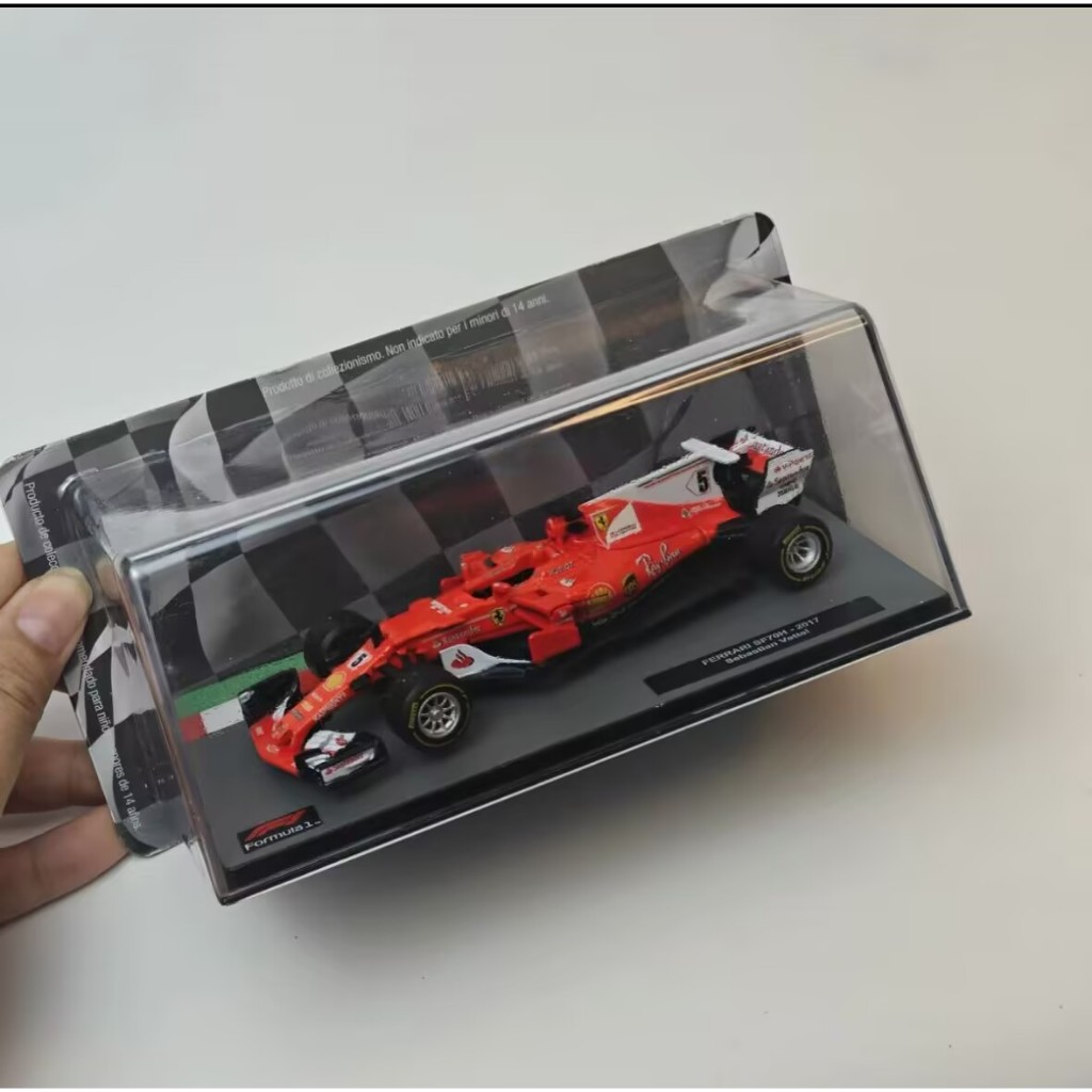 ((ที่ยังไม่ได้เปิดใหม่เอี่ยม) IXO 1/43 Ferrari SF70H 2017 Racing Season Wittel Racing Model