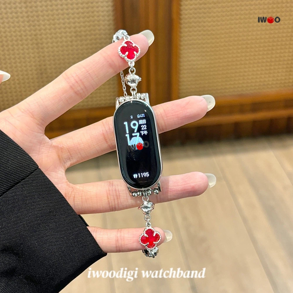 สําหรับ xiaomi/mi band 10 nfc/Ceramic/mi band 9/mi band 8 Bracelet หญิง士表带