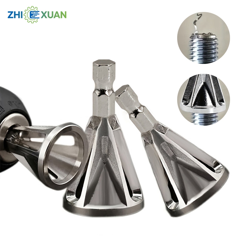 ZHI XUAN การลบคมของสกรู การตัดเกลียวของสกรูและเครื่องมือซ่อมสายฟ้ามุม