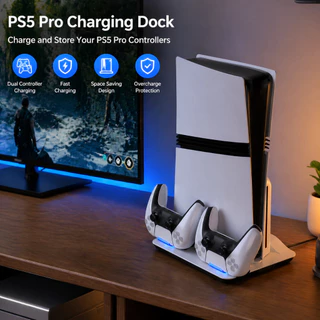 DOBE แท่นระบายความร้อนอเนกประสงค์พร้อมชาร์จ สำหรับ PS5 Pro/PS5 Slim/PS5