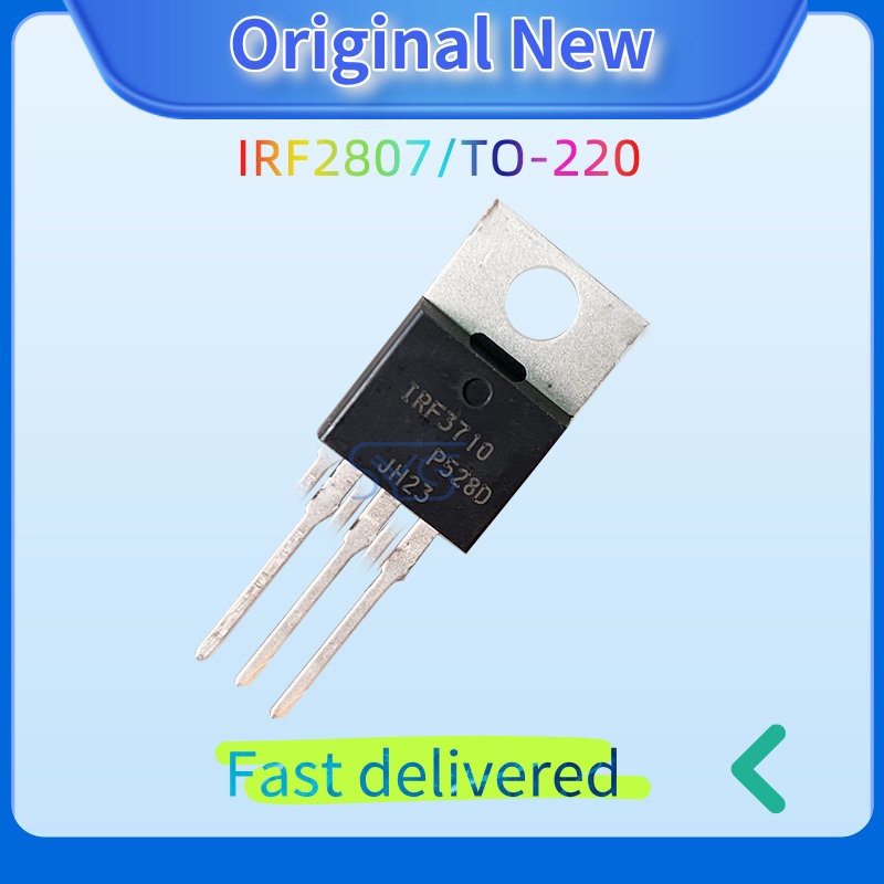 10PCS ยี่ห้อใหม่ IRF3710 IRF3710PBF TO-220 ทรานซิสเตอร์ 100V 60A MOSFET 3710