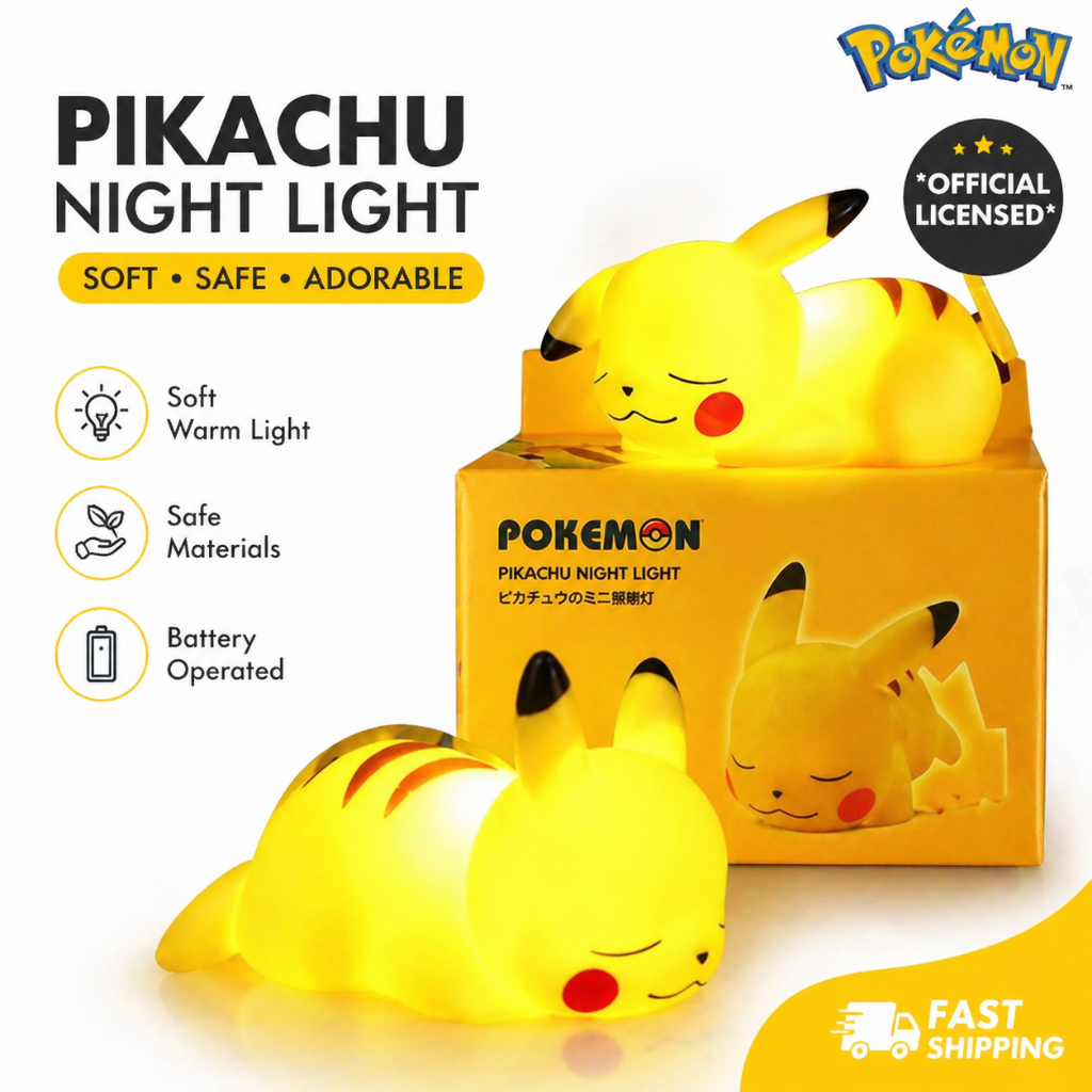 Pokemon Pikachu Mini Emotional Light Night Light การ ์ ตูนตัวละคร Night Light, ของเล ่ นของขวัญเด ็