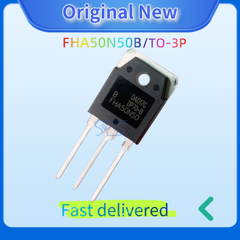 4PCS FHA50N50 Original TO-3P MOSFET FHA50N50B 50A 500V ทรานซิสเตอร์ 50n50 ยี่ห้อใหม่
