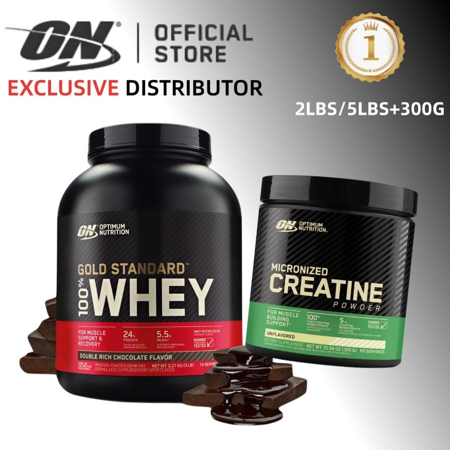 ON Optimum Nutrition Gold Standard เวย์โปรตีน 100% 2LBS/5LBS