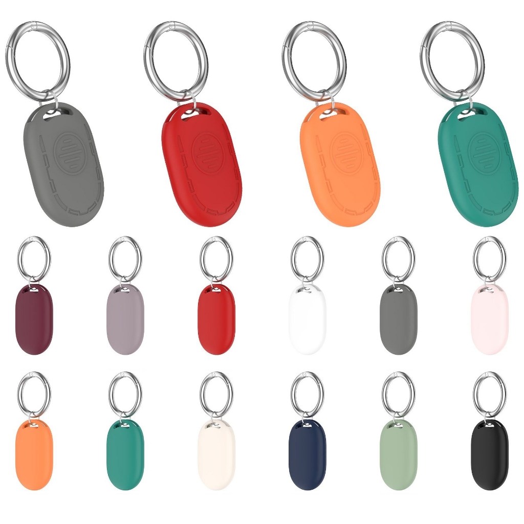 เคสซิลิโคนสําหรับ Xiaomi UWB Tag Anti-Lost Tracker, ฝาครอบกันกระแทกพร้อมพวงกุญแจ