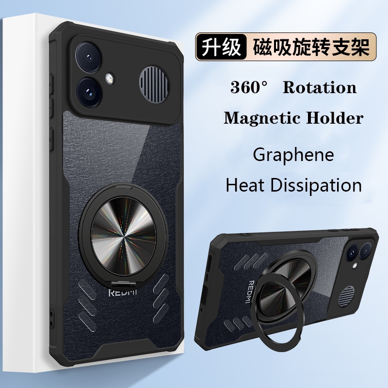 แม่เหล็ก360° หมุนยืนเคสโทรศัพท์สําหรับRedmi K90 Max K70 K70E K60 K80 Ultra K50 K40 เกมK90 Pro Max 5G