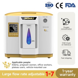 【Local Warehouse+COD】Portable oxygen concentrator 7L Suitable for the elderly and pregnant women Oxygen Concentrator Machine