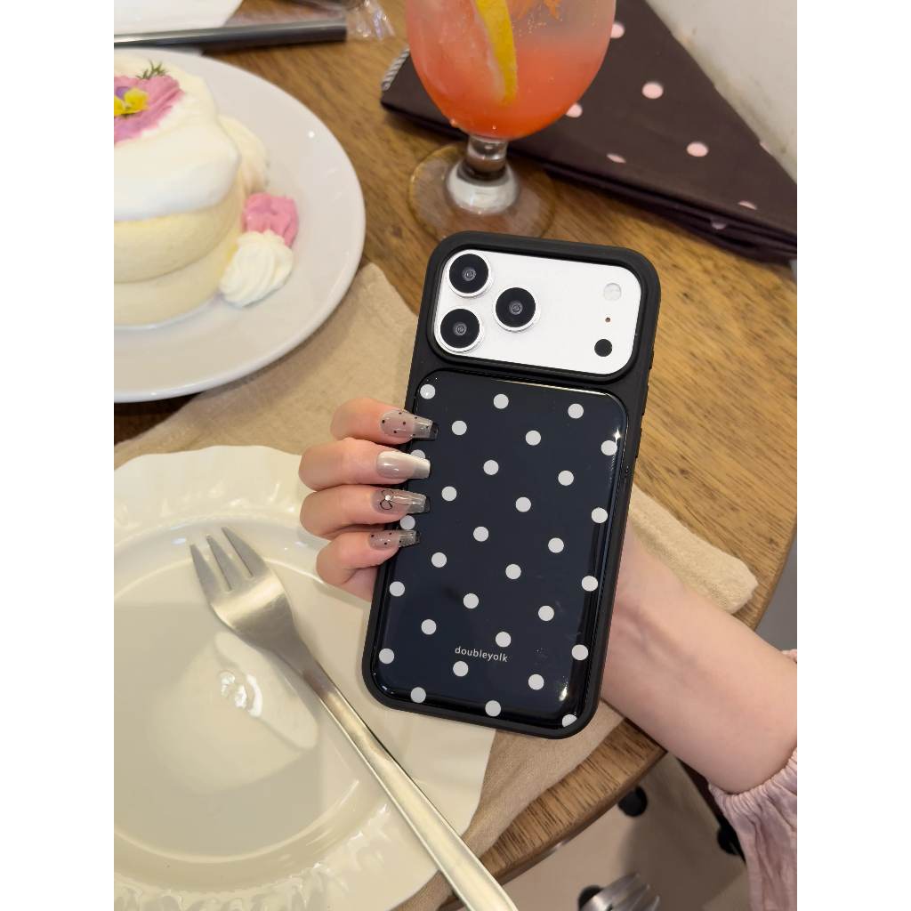 Polka Dot เคสโทรศัพท์กันกระแทกเหมาะสําหรับ iPhone 17 promax 16 promax 15 promax 11 12 13 17 14plus 15plus 16e 16plus 15pro 17air