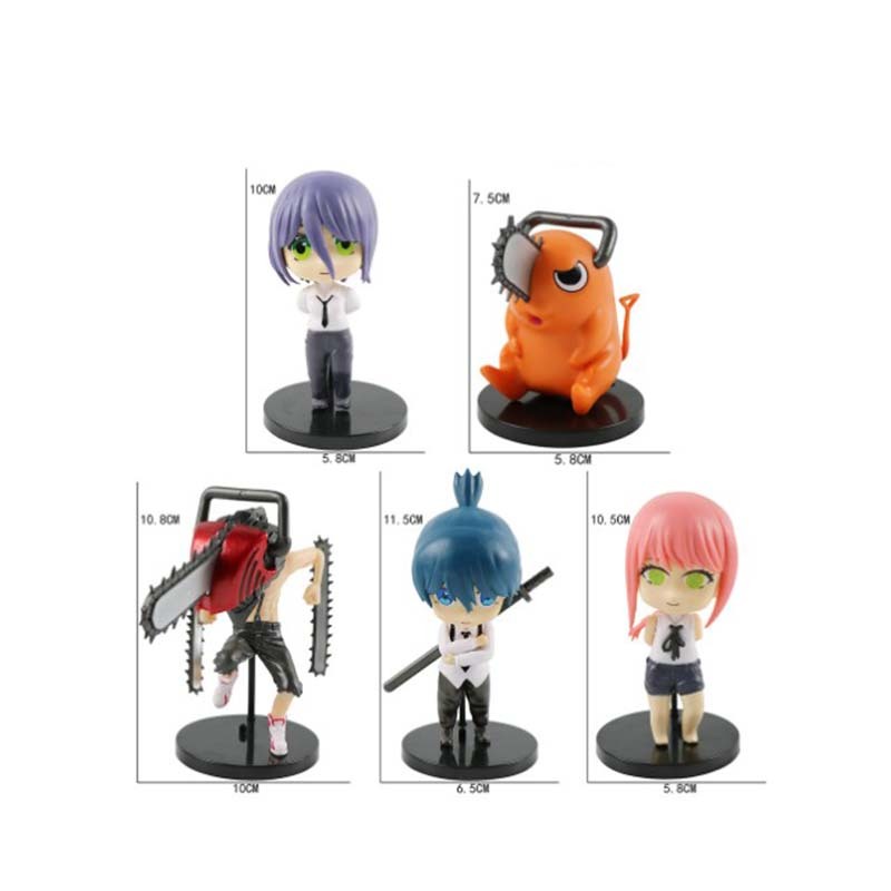 Chainsaw Man Figures Denji, Pochita, Power, Shark Fiend Anime Chainsaw Man ตุ๊กตารุ่น