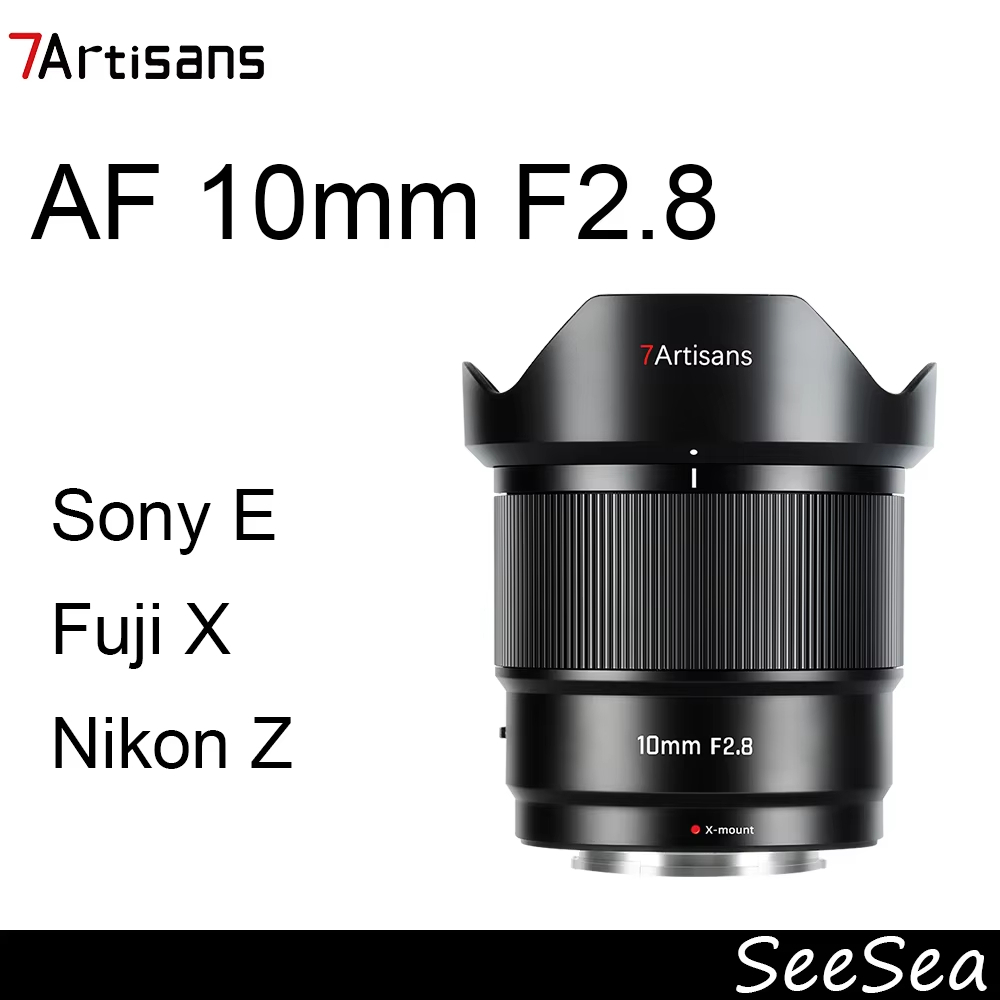 7artisans AF10mm F2.8 APS-C Frame Auto Focus เลนส์มุมกว้างพิเศษสําหรับกล้อง Mirrorless
