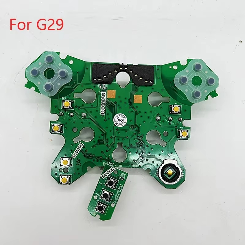 คีย์บอร์ดสําหรับ Logitech G29 G27G920 การบํารุงรักษาชิ้นส่วนเดิม พวงมาลัยเมนบอร์ดปุ่มบอร์ด