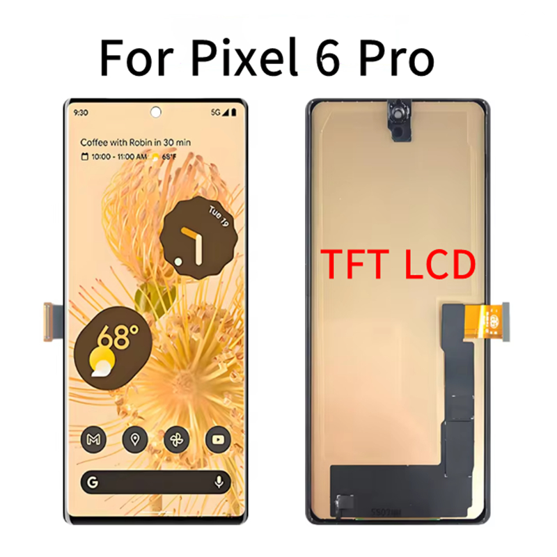 6.7 "TFT LCD สําหรับ Google Pixel 6 Pro LCD GLUOG G8VOU GF5KQ จอแสดงผลหน้าจอสัมผัส Digitizer Assembl