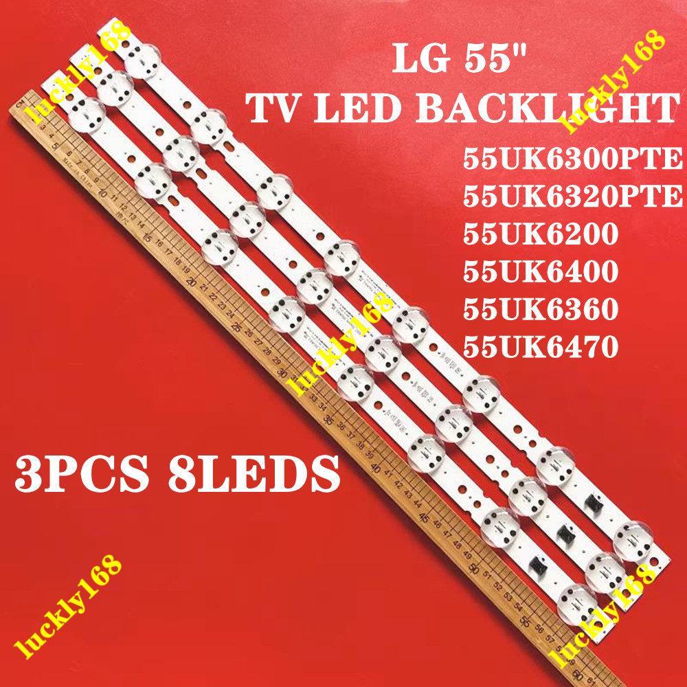 ใหม่ LG LED blacklight โคมไฟ 55uk6300 55UK6320 55UK6300PTE 55UK6320PTE 55UK6200 55UK6400 55UK6360 55UK6470