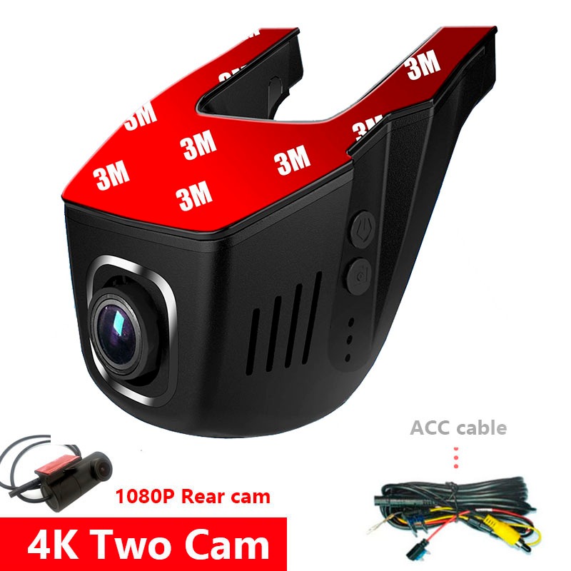4K Novatek SONY IMX335 2160P Universal Wifi DVR Universal Wifi DVR สําหรับ Toyota Hilux/Isuzu D‑MAX/