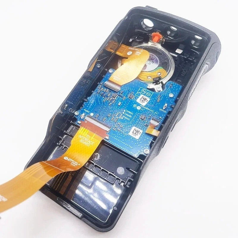 Walkie-Talkie ฝาครอบด้านหน้ากรณี W/ Horn ช่องลูกบิดสําหรับ Motorola วิทยุ XPR7000e DP4400e DP4401e D