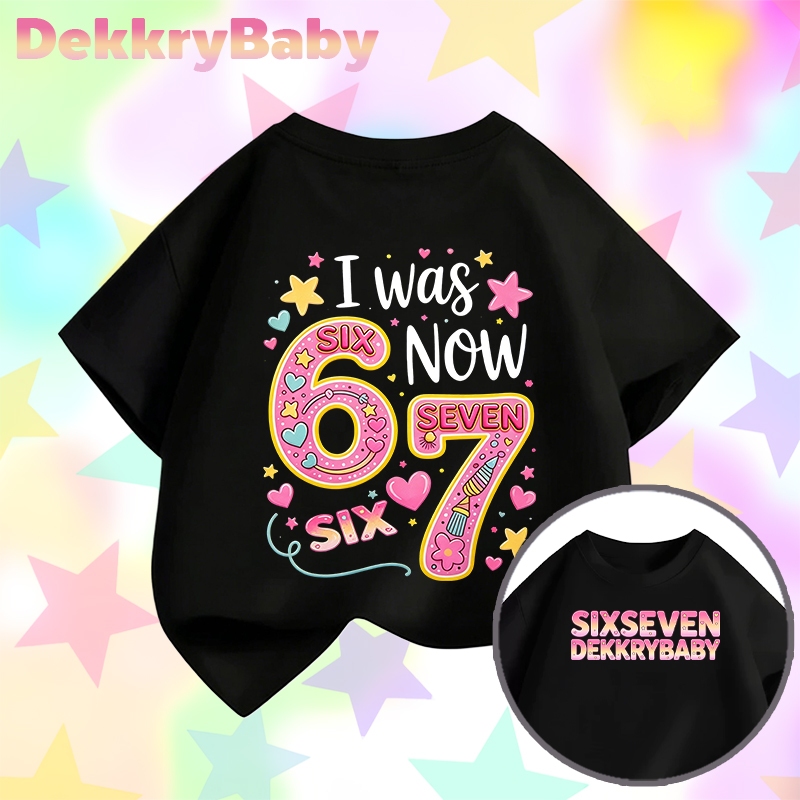 【จัดส่งตลอด 24 ชั่วโมง】Dekkry Baby หน้าร้อน ยูนิเซ็กส์ ลายตัวเลข แฟชั่นเรียบง่าย ระบายอากาศ เสื่อยืด แขนสั้น เสื้อเด็ก ใส่ง่าย ใส่สบาย YG5550