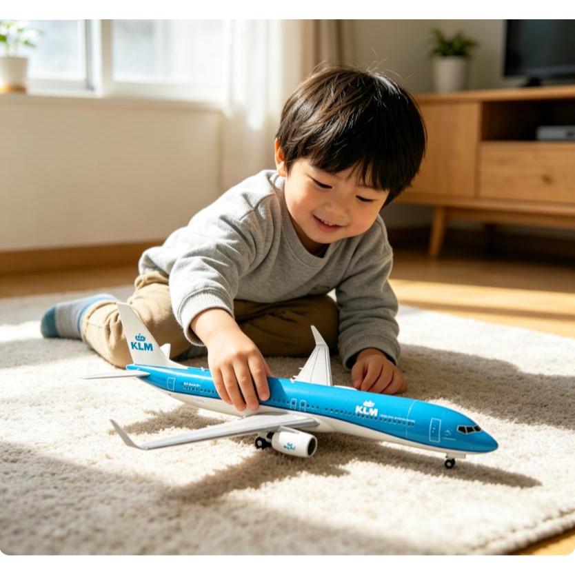 Ons 1:100 737 Aircraft Dutch Airlines 3D Paper Model DIY ของเล่นทํามือที่