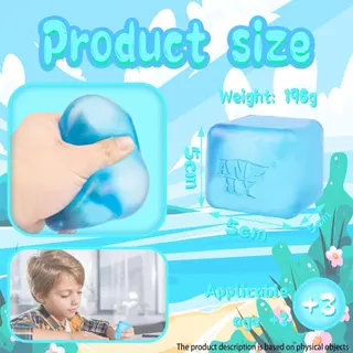 🔥จัดส่งภายใน 12 ชม🔥NEEDOH Nice Cube Schylling Cube Squishy Squeeze Stress Relief BALL พร้อม Super Solid Squishy ของเล่นช้า Rising Pinch Decompression ของเล่นสําหรับเด็กและผู้ใหญ่ ASMR