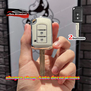 เคสกุญแจ Tpu รถ Mitsubishi 2/3 ปุ่มสําหรับ Mitsubishi Mirage/Attrage/Triton พวงกุญแจโบว์