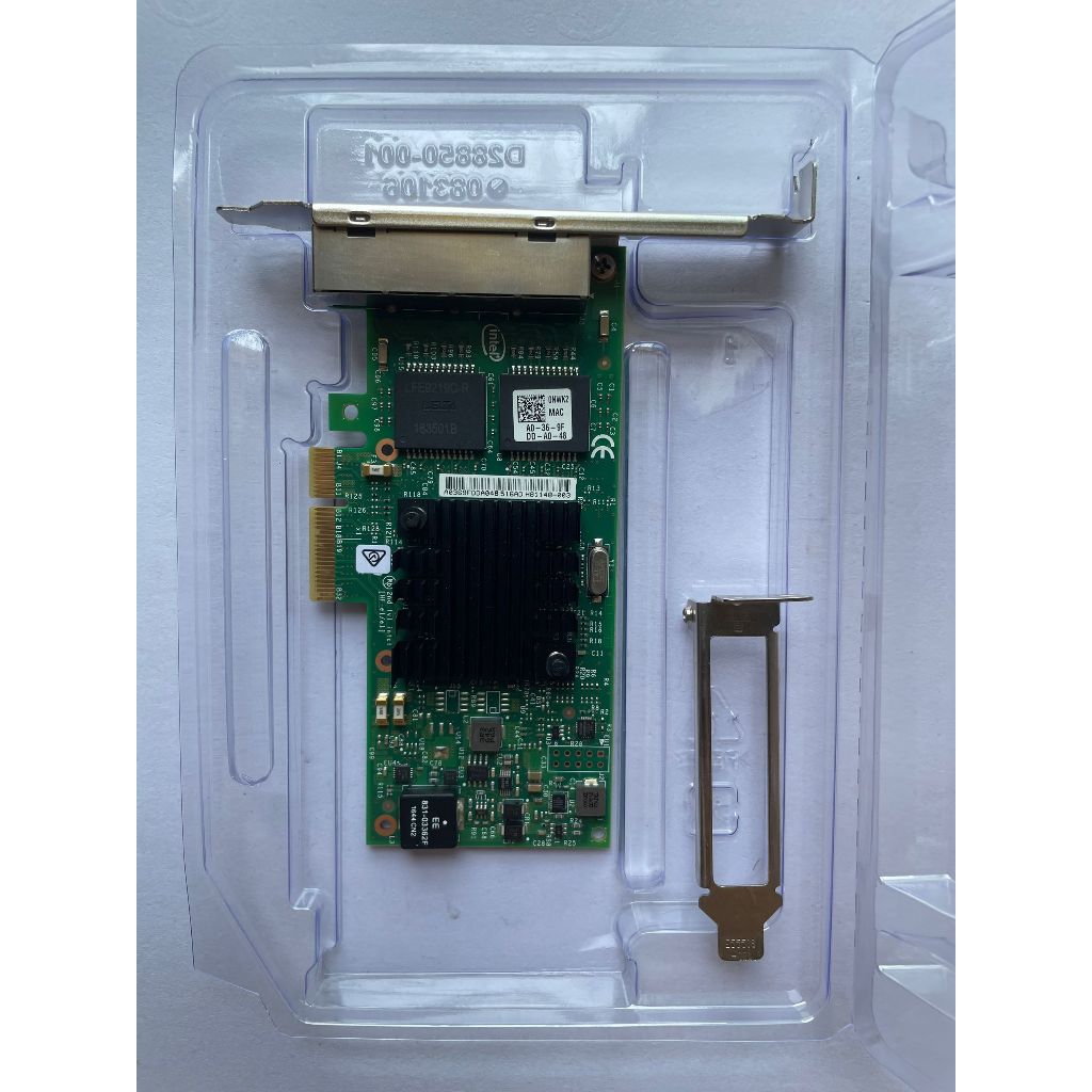 [สต๊อกพร้อม] Intel I350T4V2 รุ่น DELL Intel I350AM4 ชิปสี่พอร์ต 1G การ์ดเครือข่ายพอร์ตไฟฟ้าการ์ดเครื