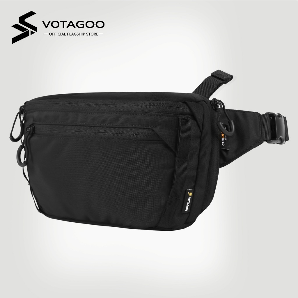 VOTAGOO ยุทธวิธี ccw fanny bag hidden ถือกระเป๋าเอวปรับเอวถุงปืนพกกระเป๋าเอวกระเป๋าเดินทางกลางแจ้ง